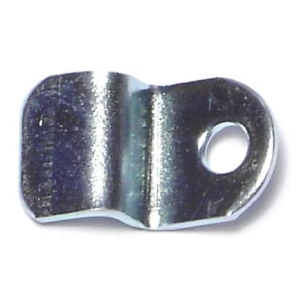 Midwest Fastener 7/8" x 1/2" x 18 Gauge Zinc Plated Steel Mirror Clips 15PK 66211 - main